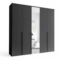 Pol-Power Kleiderschrank Kevo 225 x 225 x 52 cm Grau
