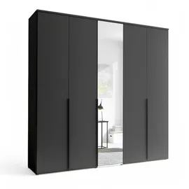 Pol-Power Kleiderschrank Kevo 225 x 225 x 52 cm Grau