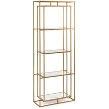 BIZZOTTO Elenor Regal 4 Fächer 172 x 0 x 0 cm Gold