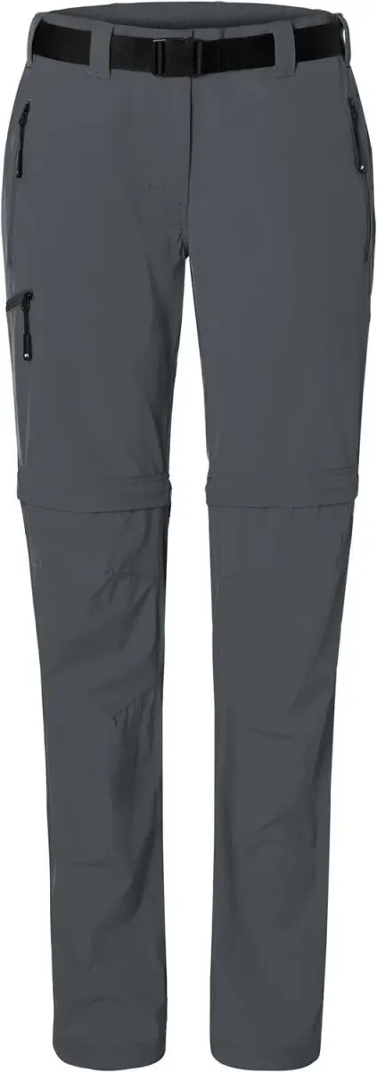 James & Nicholson Herren Zip-Off Trekking Hose JN1202 carbon XL