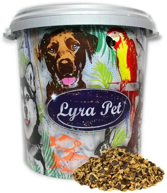 10 kg Lyra Pet® Johannisbrot in 30 L Tonne