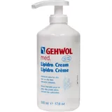 GEHWOL med. Lipidro Fußcreme, Intensivpflege für empfindliche Haut, 500 ml Spender