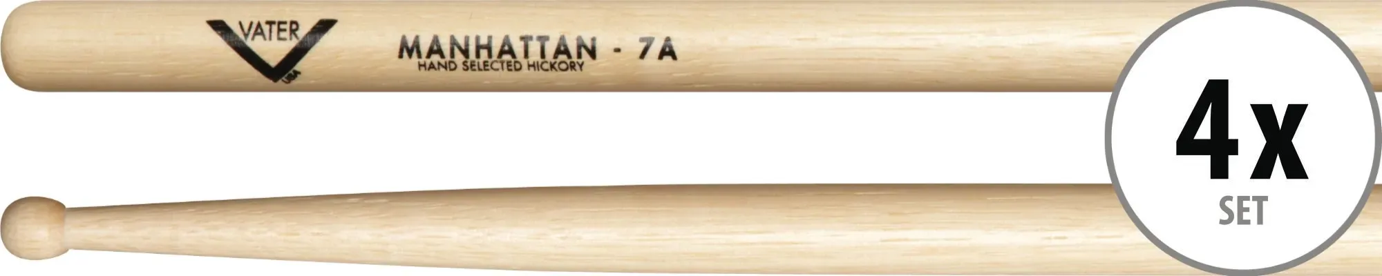 Vater VH7AW Manhattan 7A Wood 4er Pack