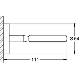 Grohe Bau Cosmopolitan Halter Chrom 40585001