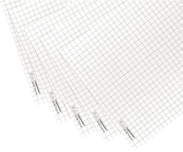 Magnetoplan Flipchartpapier Bogen gerollt - 20 Blatt 70g/m2 - 5 Bogen - Weiß