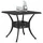 vidaXL Gartentisch 80 x 80 x 75 cm Schwarz