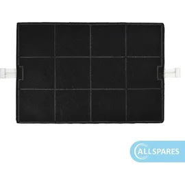 Allspares Aktivkohlefilter für Dunstabzugshauben geeignet für Bosch 00351210/351210 / DHZ5160, Siemens LZ51600, Neff Z5114X0, Gaggenau KF001010 /...