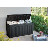 Keter Comfy Box, anthrazit, Kissenbox Auflagenbox Gartenbox Gartentruhe 270 L