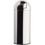 CEP Push-Mülleimer 45 l Silber