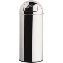 CEP Push-Mülleimer 45 l Silber
