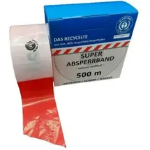 Kelmaplast Absperrband 100 m Rot/Weiß