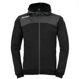 Kempa Emotion 2.0 Hood Jacke schwarz/anthrazit 152 - Schwarz - 152