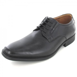 Clarks Schnürschuh Tilden Plain, Schwarz, 9