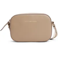 Tommy Hilfiger Damen Crossbody Bag Tasche LOGOTAPE CAMERA Bag Klein, beige, (Coastal Taupe), Einheitsgröße - Einheitsgröße