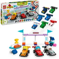 LEGO Duplo F1 Team Rennautos mit Rennfahrern 10445