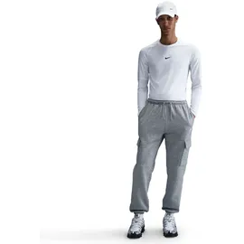 Nike Club Fleece Cargohose Herren 063 - dk grey heather/lt smoke grey/white L