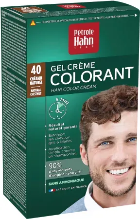 Petroleum Hahn Ammoniakfreies Colorations Creme 40 Naturkastanienbraun