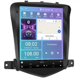 Hikity Android Autoradio Navi für Chevrolet Cruze J300 2009–2014, Bluetooth Autoradio (Duale Systembildverbindung wifi gps) blau