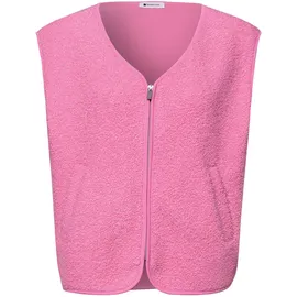 STREET ONE Weste mit V-Neck aus Teddy-Material Rosa 38