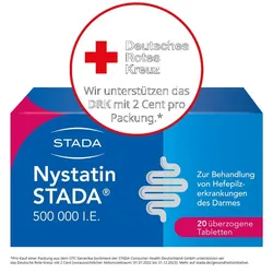 Nystatin STADA 500000 I.E. 20 St Überzogene Tabletten