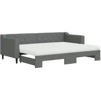 VidaXL Tagesbett Ausziehbar mit Matratzen 80 x 200 cm