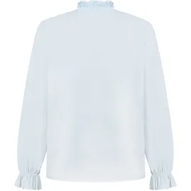 Zero Bluse mit Rüschen Blau 38