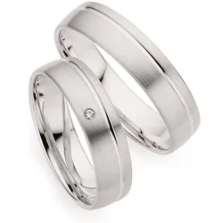 Trauring PHÖNIX "Schmuck Geschenk Silber 925 Trauring Ehering LIEBE versch. Varianten" Gr. 71, silber (silberfarben), Fingerringe, Damen, 71, ohne Brillant, Silber 925 (Sterlingsilber), 5mm, Made in Germany - wahlweise mit oder ohne Brillant