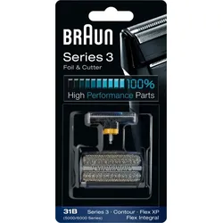 BRAUN Scherfolie u Klingenblock Kombipack 31B sw 072799