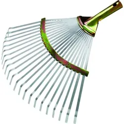 Profi Laubbesen, festst.,45cm,Stieldülle - silber