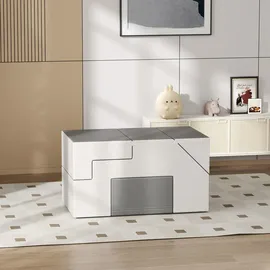 Homcom Kinder-Softplay-Set Kunstleder, Schaumstoff