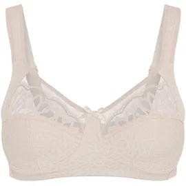 SUSA Bügelloser BH "Classic", Damen, Gr. 105, Cup C, beige (sand), Obermaterial: 54% Polyamid, 27% Baumwolle, 19% Elasthan, unifarben, bequem, BHs, Spitze, genähte Cups, Jacquard-Muster, elastisch, Komfortträger