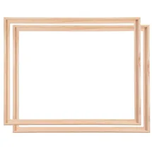 ghibfbt Schattenfugenrahmen Schwarz 60x80 cm 2er Set