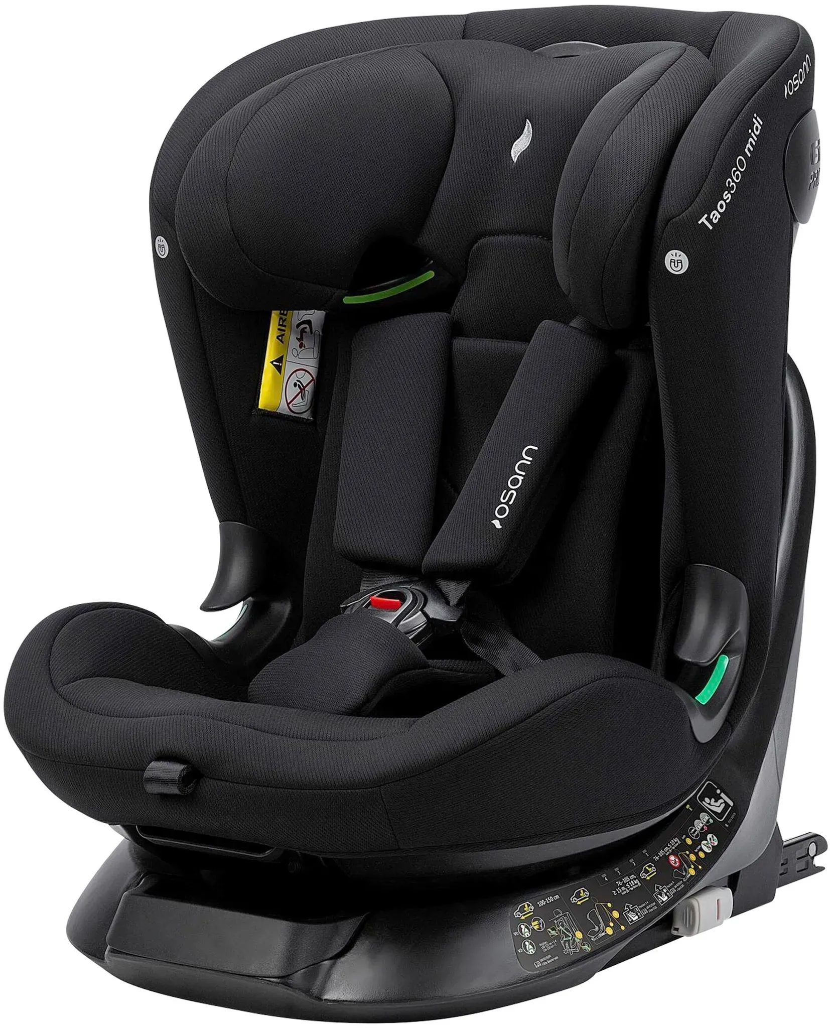 Osann Kindersitz Taos360 midi, schwarz