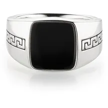 Bruno Banani Ring schwarz), / Silber 63