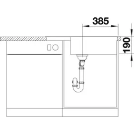 Blanco Zia XL 6 S Compact anthrazit + Excenterbetätigung