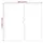 vidaXL Transparente Plane 600 x 800 cm Transparent