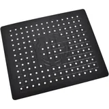 DabbOo Spülbeckenmatte 31,4 * 26,1cm Quadratische Untersetzer Abtropfmatte Silikon Spülbecken Schutzmatte Spülbeckeneinlage Schwarz Non-Slip Drain Mat rutschfeste Schneidbare Schutzmatte(Schwarz)