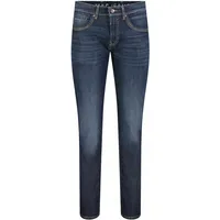 MAC Arne Pipe enge Stretch-Jeans in dark blue Waschung-W36 / L34