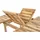 möbelliebling Gartentisch ausziehbar Teak Holz 120 - 170 cm oval BORNEO