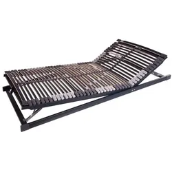 Lattenrost, verstellbar Excellent Holz Schwarz 80 x 220 cm