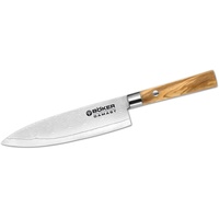 Böker Damast Olive Kochmesser 15,5 cm