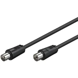 Tecline Koaxialkabel schwarz 0,5m (11509)