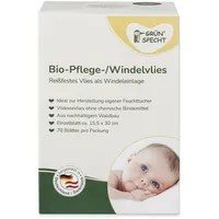 Grünspecht Naturprodukte GRÜNSPECHT Bio-Pflege-/Windelvlies, 70-Blatt-Packung