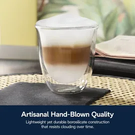 De'Longhi Cappuccino Glas 0,19 l 2 St.