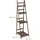 Relaxdays Blumentreppe 160 x 41 x 49 cm Dunkelbraun