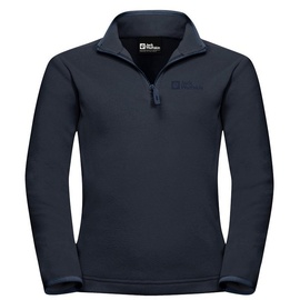 Jack Wolfskin Stehkragenpullover TAUNUS HALFZIP K blau 128