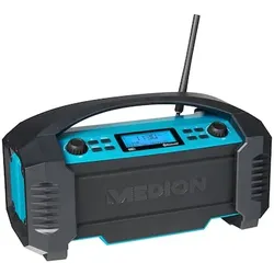 Medion MD 43320 DAB+ Baustellen-Radio blau / schwarz