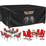 luxuskollektion Enzeno Gartentisch Abdeckung 210 x 110 x 74 cm Grau