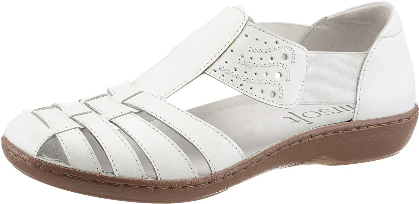Slipper CLASSIC, Damen, Gr. 41, weiß, Glattleder, Schuhe Slipper