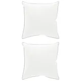 vidaXL KopfKissen 80 x 80 cm Weiß